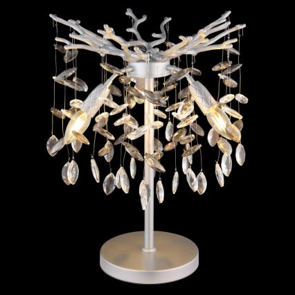 Globo - lauavalgusti 3xE14/40W/230V, hõbedane