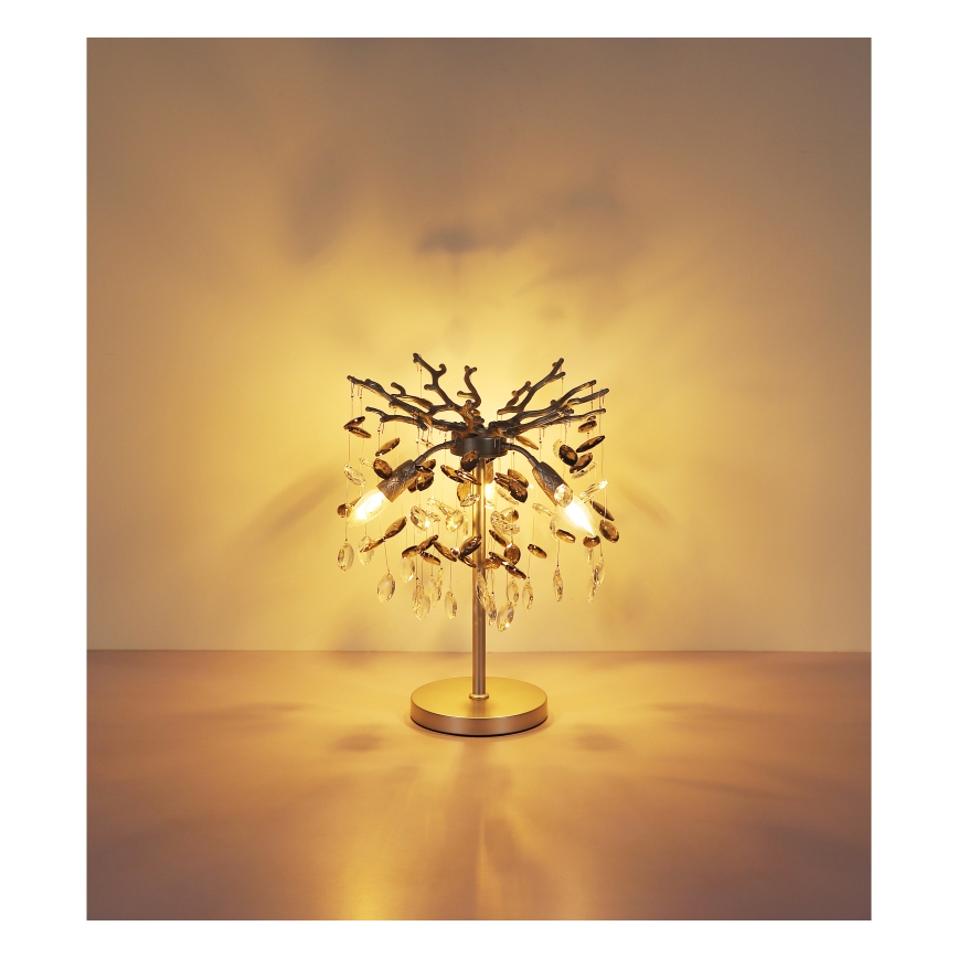 Globo - lauavalgusti 3xE14/40W/230V, hõbedane