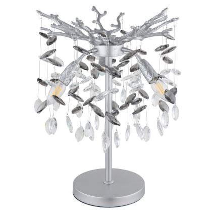 Globo - lauavalgusti 3xE14/40W/230V, hõbedane