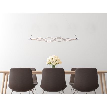 Globo - LED-hämardatav rippvalgusti juhtmel LED/30W/230V + kaugjuhtimispult