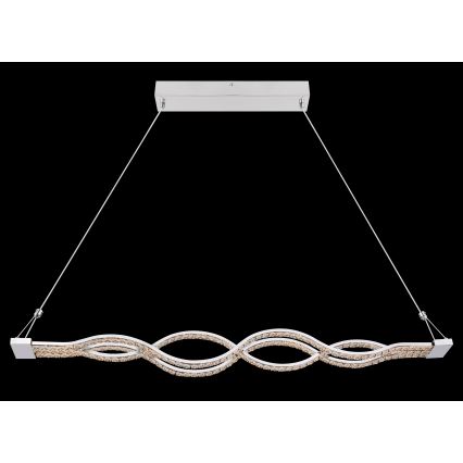 Globo - LED-hämardatav rippvalgusti juhtmel LED/30W/230V + kaugjuhtimispult