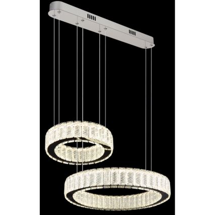 Globo - LED Hämardatav lühter LED/80W/230V 2700-6000K + kaugjuhtimispult