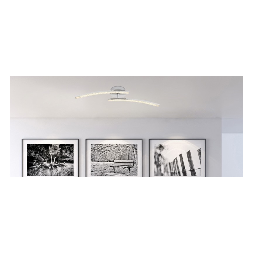 Globo - LED Pinnale kinnitatav lühter vannituppa 2xLED/6W/230V IP44