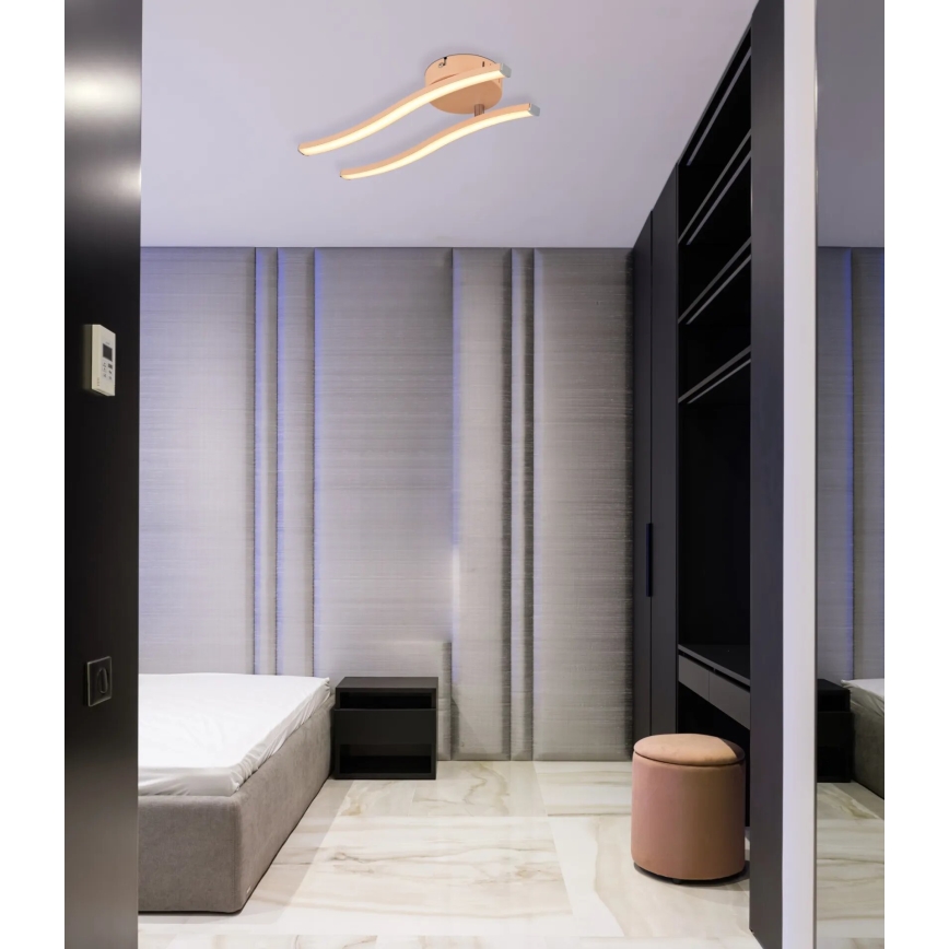Globo - LED Pinnale kinnitatav lühter LED/12W/230V 3000K oranž