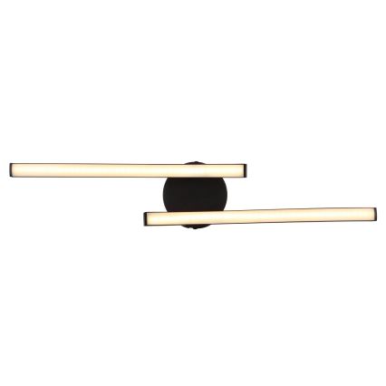 Globo - LED Pinnale kinnitatav lühter LED/12W/230V 3000K must