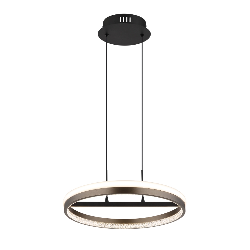 Globo - LED Lühter LED/40W/230V 3000/4000/6000K d. 39,7 cm pruun