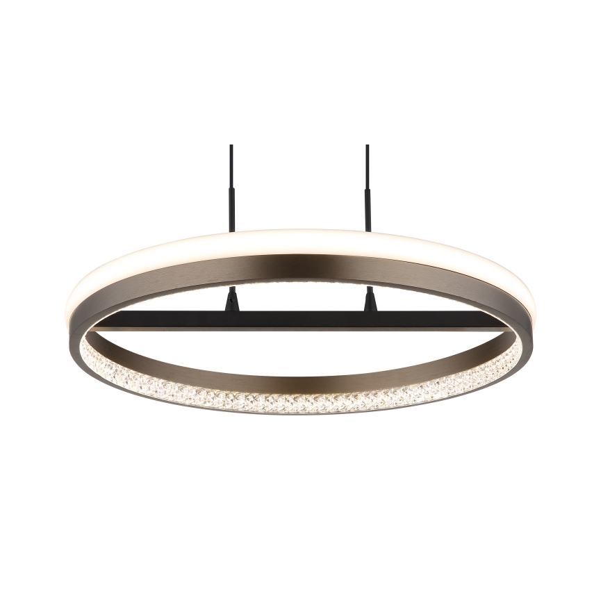 Globo - LED Lühter LED/40W/230V 3000/4000/6000K d. 39,7 cm pruun