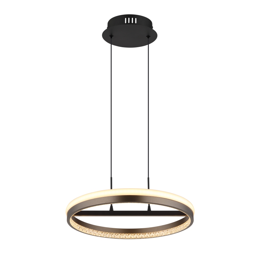 Globo - LED Lühter LED/40W/230V 3000/4000/6000K d. 39,7 cm pruun
