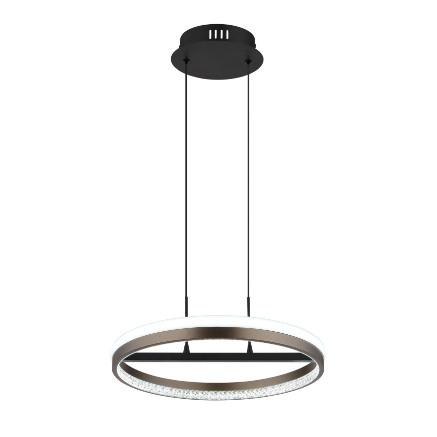 Globo - LED Lühter LED/40W/230V 3000/4000/6000K d. 39,7 cm pruun