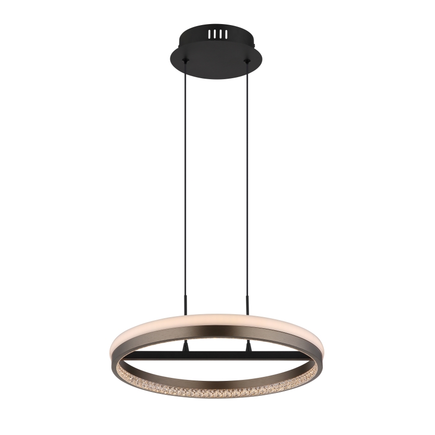 Globo - LED Lühter LED/40W/230V 3000/4000/6000K d. 39,7 cm pruun