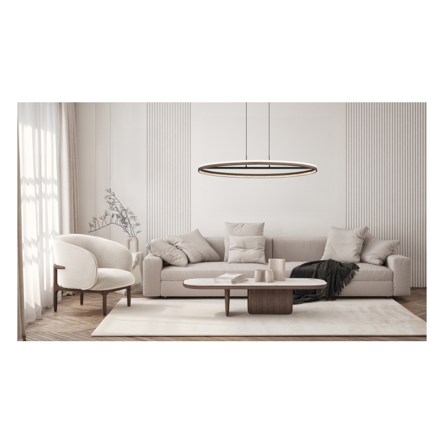 Globo - LED Lühter LED/60W/230V 3000/4000/6000K pruun
