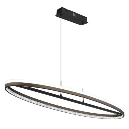Globo - LED Lühter LED/60W/230V 3000/4000/6000K pruun