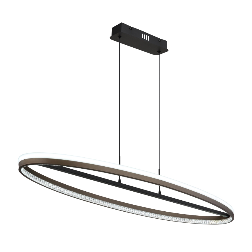 Globo - LED Lühter LED/60W/230V 3000/4000/6000K pruun