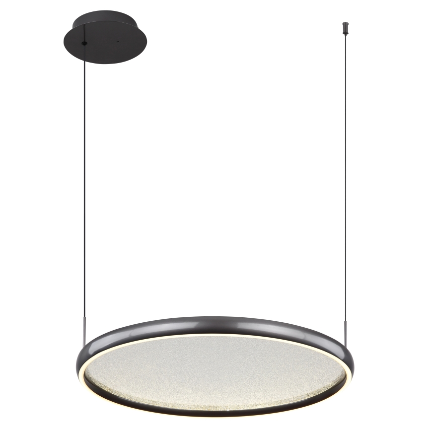 Globo - LED Hämardatav lühter LED/36W/230V 2700-6000K must + kaugjuhtimispult