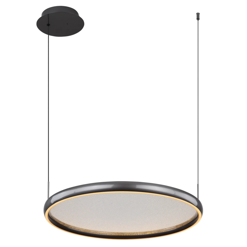 Globo - LED Hämardatav lühter LED/36W/230V 2700-6000K must + kaugjuhtimispult