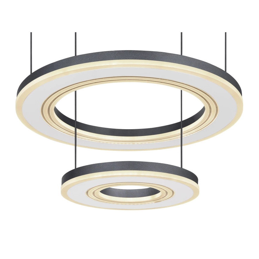Globo - LED Hämardatav lühter LED/50W/230V 2700-6000K d. 50 cm must + kaugjuhtimispult