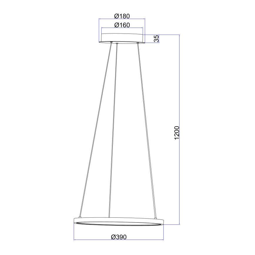 Globo - LED Lühter LED/19W/230V