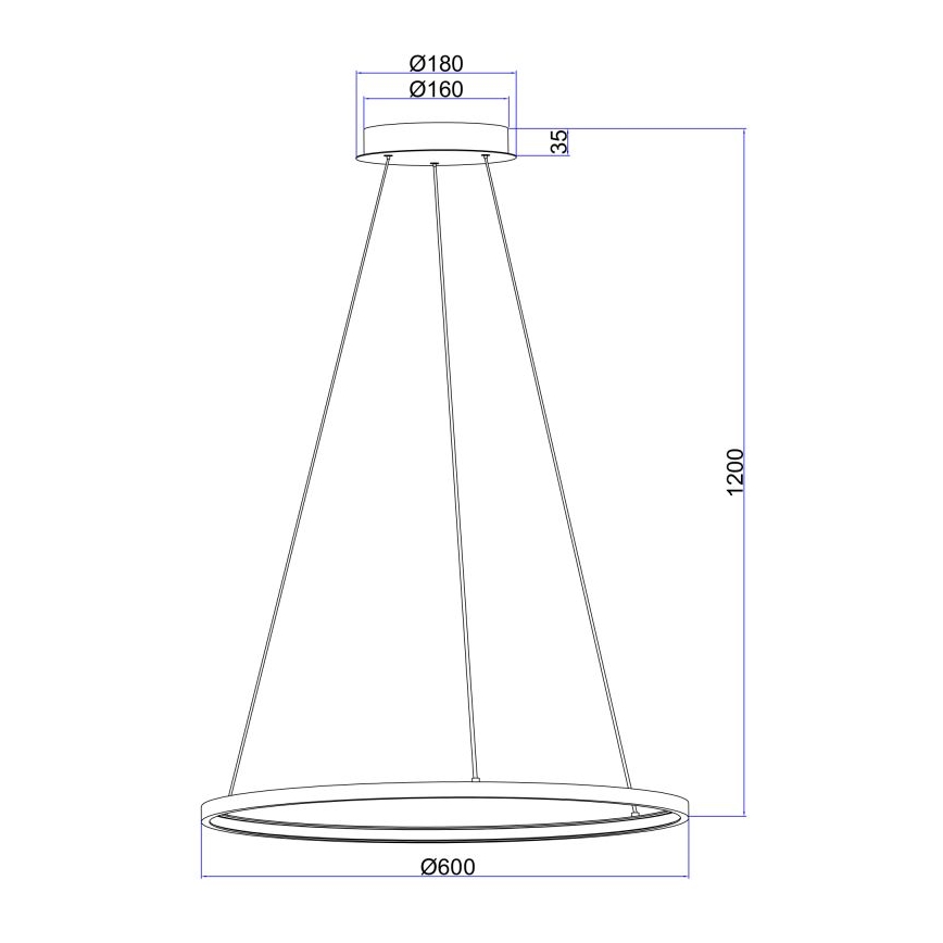 Globo - LED Lühter LED/29W/230V