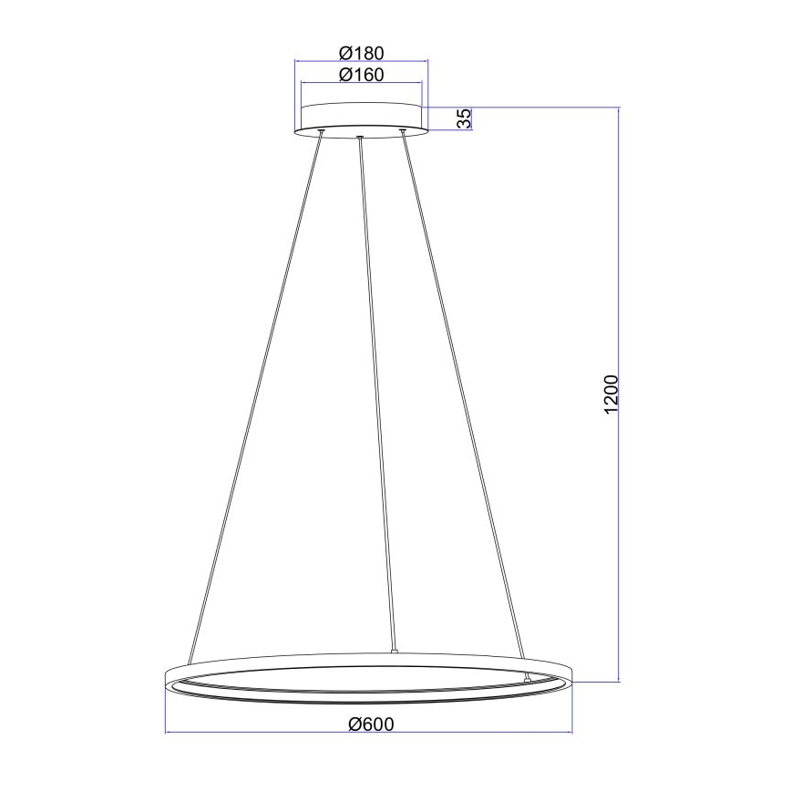 Globo - LED Lühter LED/29W/230V
