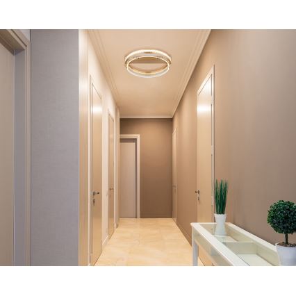 Globo - LED Hämardatav kristallist laevalgusti LED/36W/230V 2700K-6000K + kaugjuhtimispult