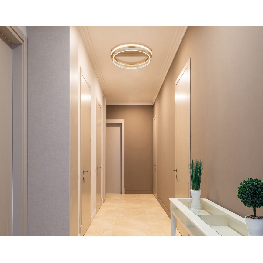 Globo - LED Hämardatav kristallist laevalgusti LED/36W/230V 2700K-6000K + kaugjuhtimispult