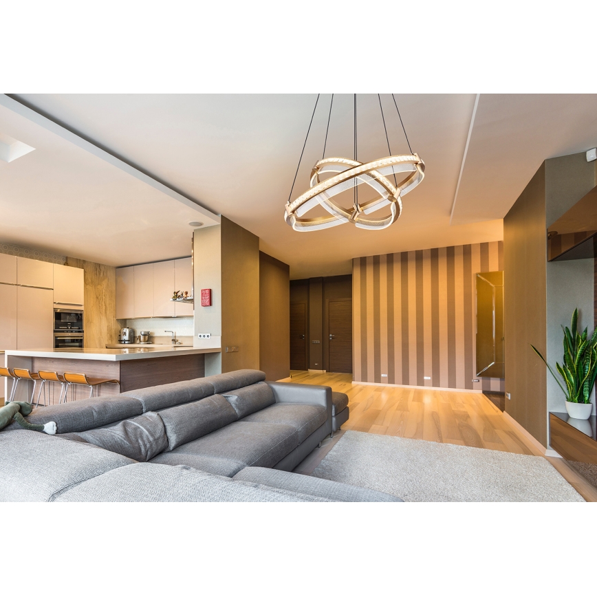 Globo - LED Hämardatav kristall-lühter LED/78W/230V 2700K-6000K + kaugjuhtimispult