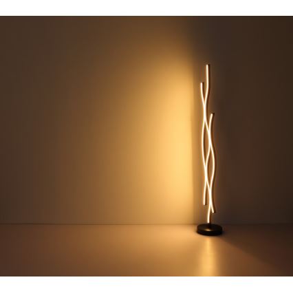 Globo - LED Põrandalamp LED/28W/230V 3000K must