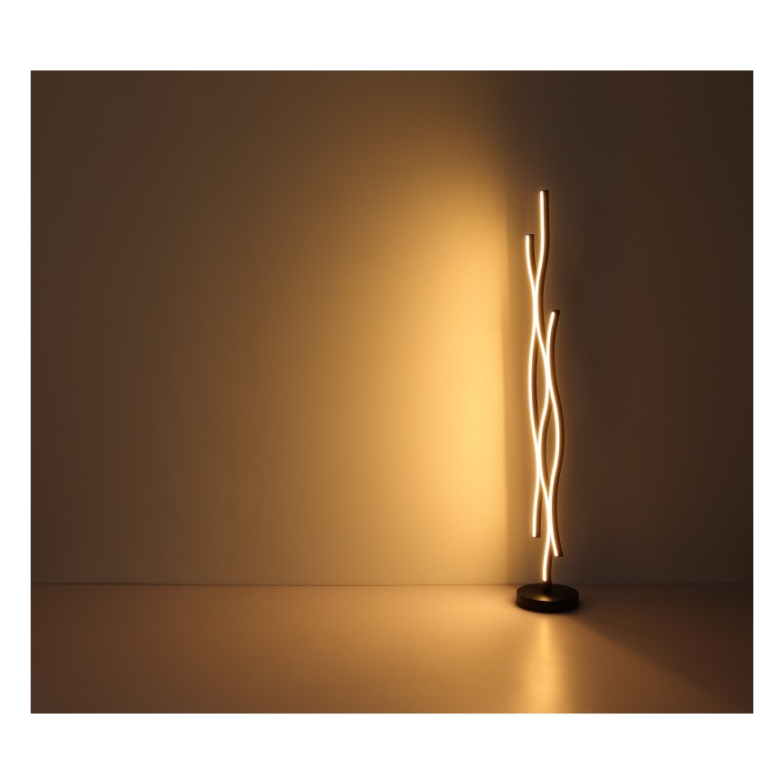 Globo - LED Põrandalamp LED/28W/230V 3000K must