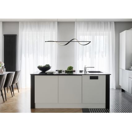 Globo - LED Lühter LED/24W/230V 3000K must