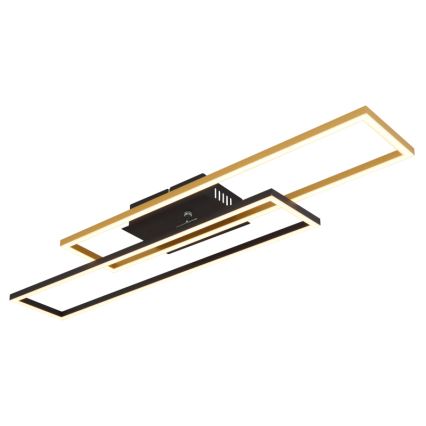 Globo - LED Laevalgusti LED/30W/230V 3000K 60x80 cm must/kuldne