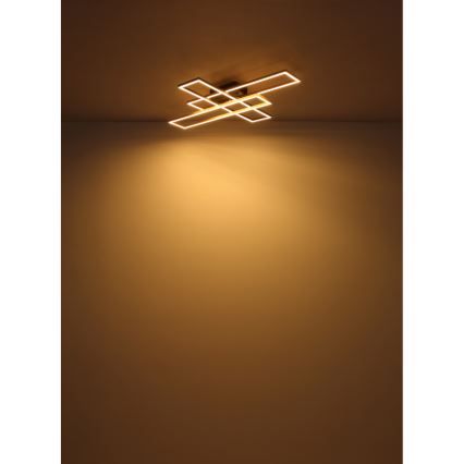 Globo - LED Laevalgusti LED/30W/230V 3000K 60x80 cm must/kuldne