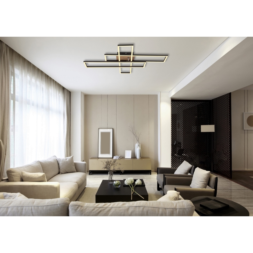 Globo - LED Laevalgusti LED/40W/230V 3000K 60x80 cm must