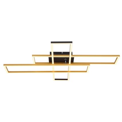 Globo - LED Laevalgusti LED/40W/230V 3000K 60x80 cm must/kuldne