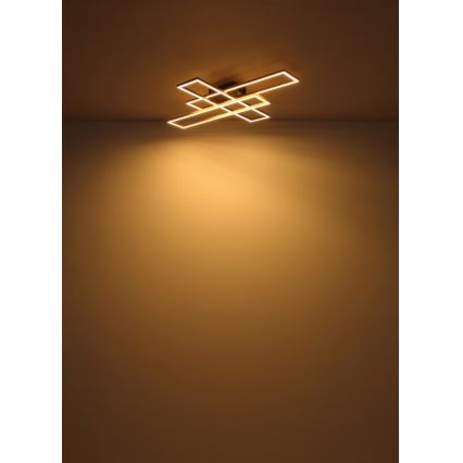 Globo - LED Laevalgusti LED/40W/230V 3000K 60x80 cm must/kuldne