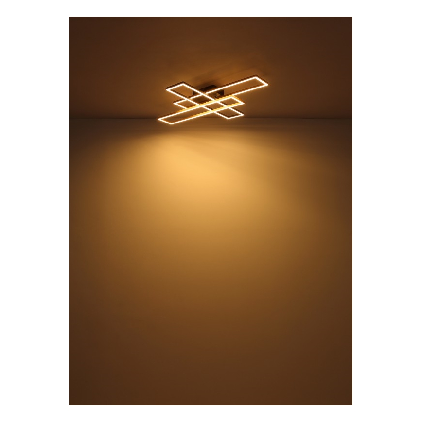 Globo - LED Laevalgusti LED/40W/230V 3000K 60x80 cm must/kuldne
