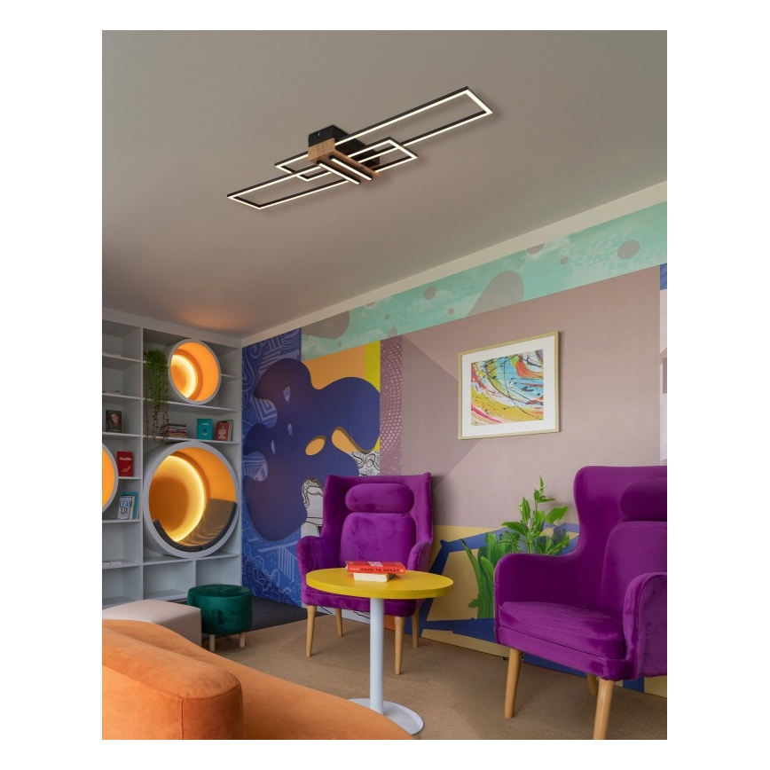 Globo - LED Laevalgusti LED/40W/230V 3000K 25x100 cm must