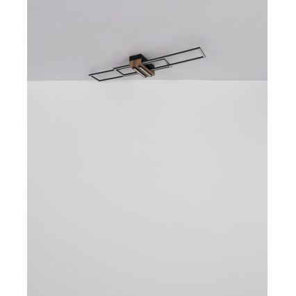 Globo - LED Laevalgusti LED/40W/230V 3000K 25x100 cm must