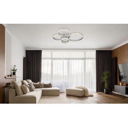Globo - LED-hämardatav laelamp LED/120W/230V 2700-6000K 90x114 cm + kaugjuhtimispult