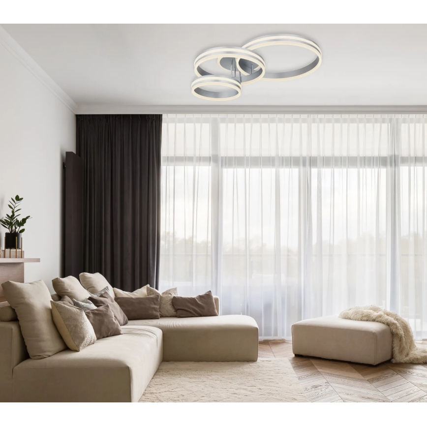 Globo - hämardatav LED-laelamp LED/72W/230V 2700-6000K 60x80 cm + kaugjuhtimispult