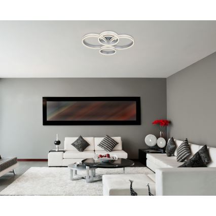 Globo - LED Hämardatav laevalgusti LED/90W/230V 2700-6000K 68x85 cm + kaugjuhtimispult