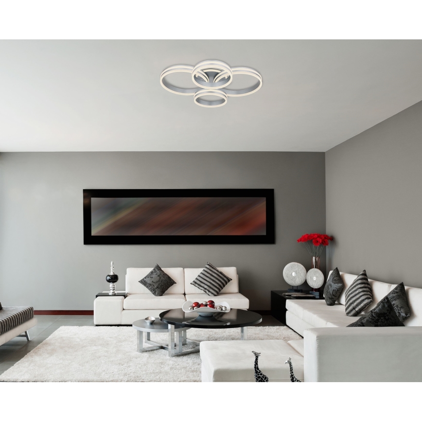 Globo - LED Hämardatav laevalgusti LED/90W/230V 2700-6000K 68x85 cm + kaugjuhtimispult
