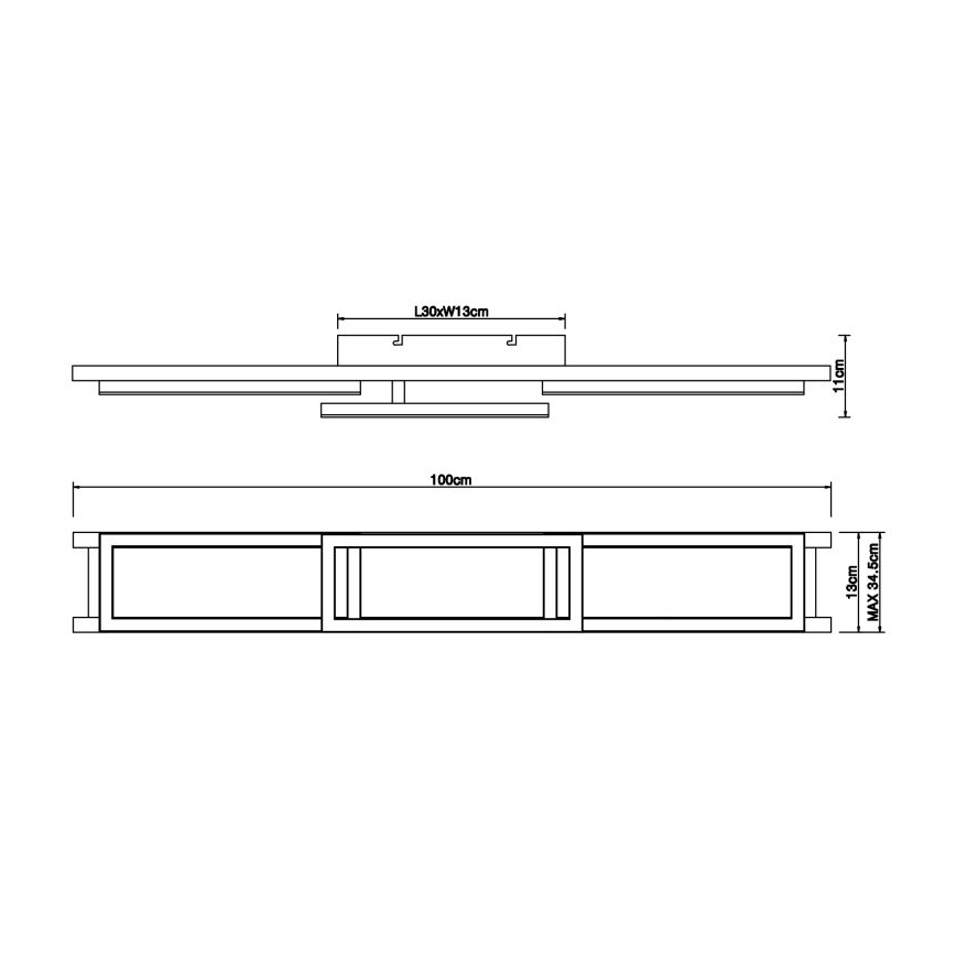 Globo - LED Hämardatav laevalgusti LED/30W/230V 2700-6500K + kaugjuhtimispult