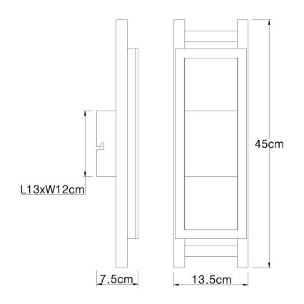 Globo - LED Seinavalgusti LED/10W/230V