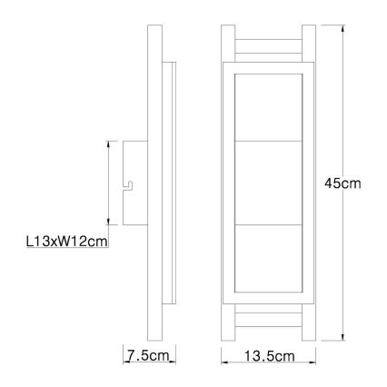 Globo - LED Seinavalgusti LED/10W/230V