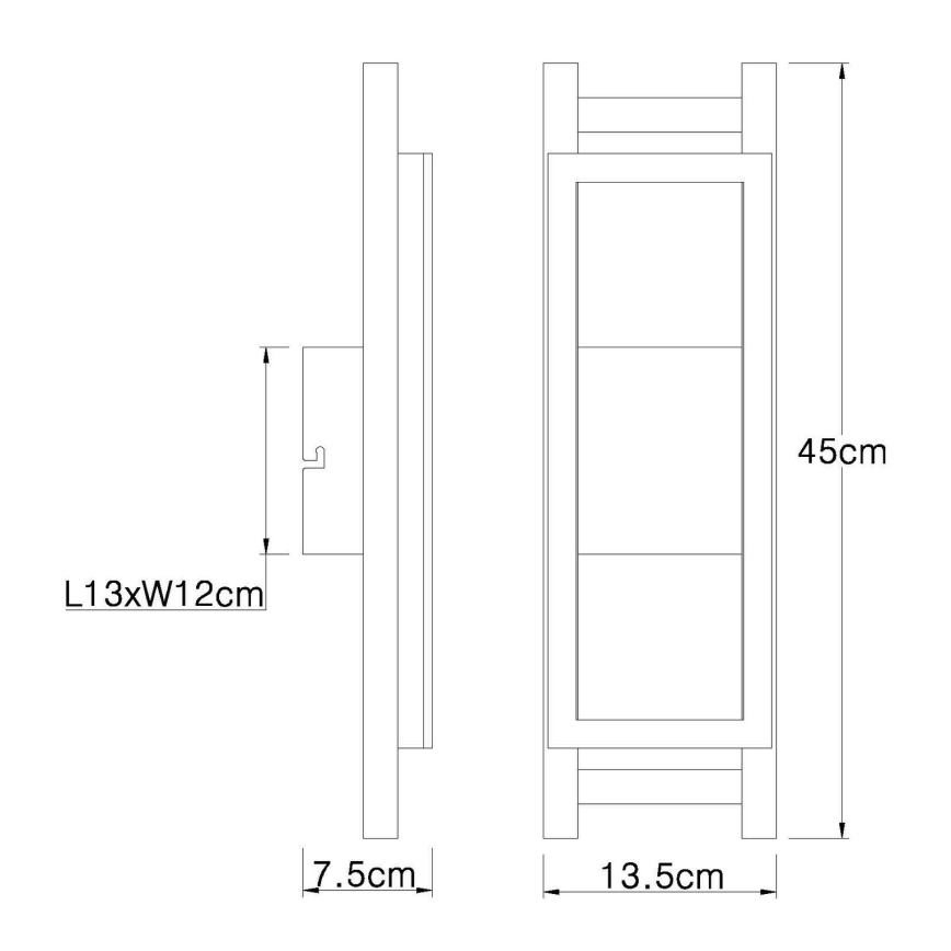 Globo - LED Seinavalgusti LED/10W/230V