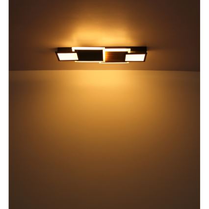 Globo 67279-30 - LED laelamp CAROLINE LED/30W/230V 25x71,5 cm beež/must