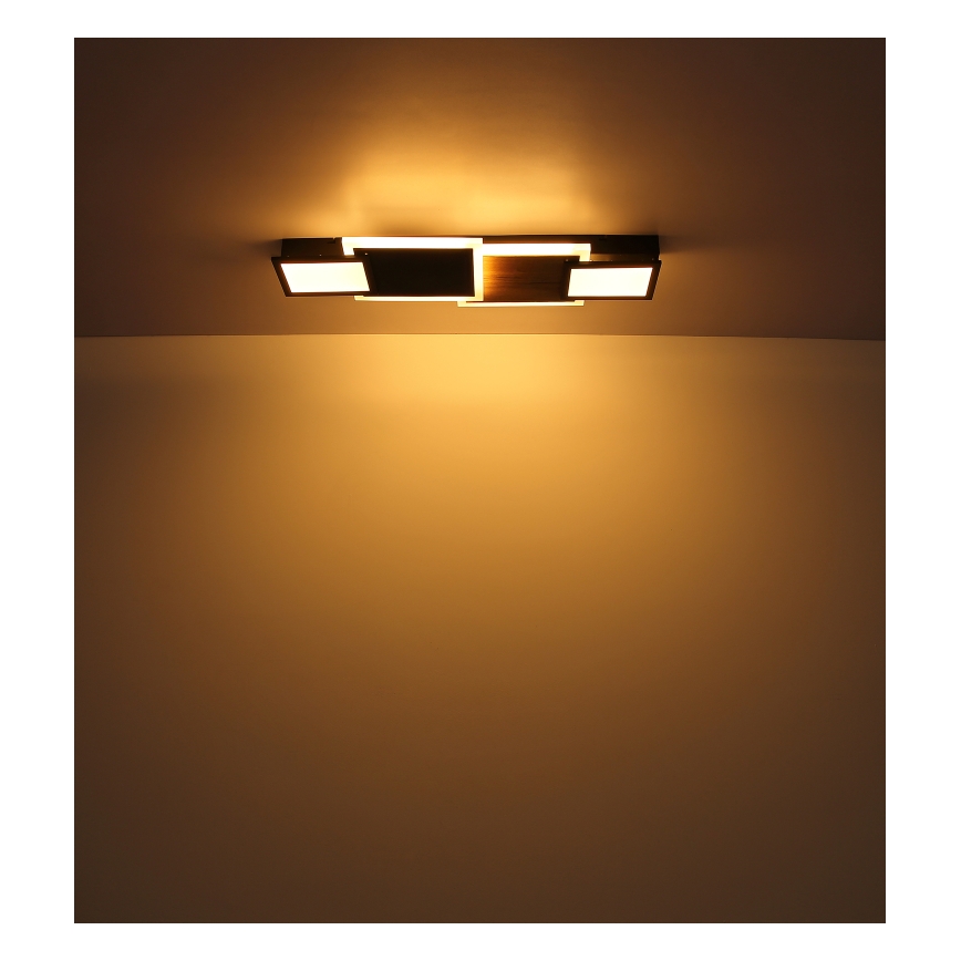 Globo 67279-30 - LED laelamp CAROLINE LED/30W/230V 25x71,5 cm beež/must