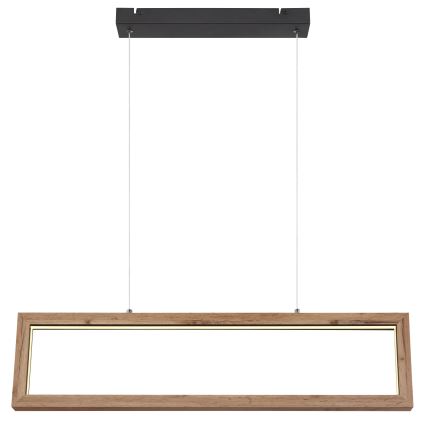 Globo 67287H - LED-rippvalgusti kaabliga MANDERA LED/24W/230V pruun
