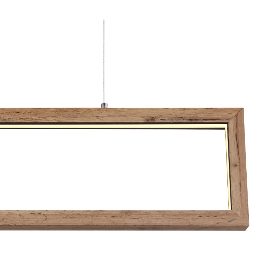 Globo 67287H - LED-rippvalgusti kaabliga MANDERA LED/24W/230V pruun