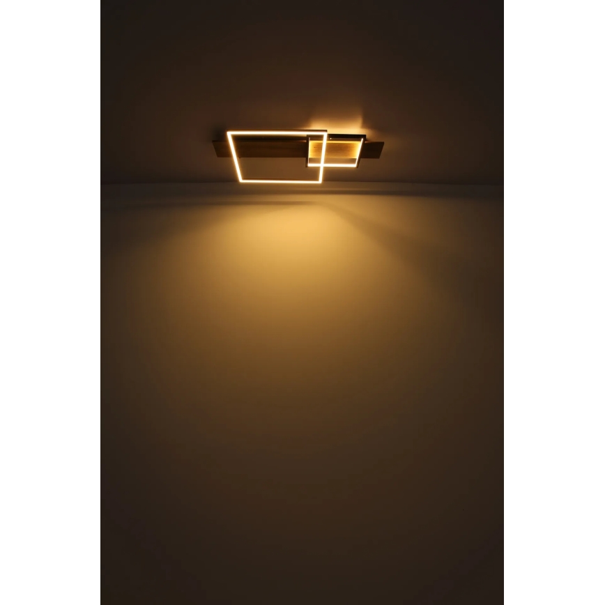 Globo 67289D1 - LED laevalgusti VANNI LED/24W/230V 40x75 cm pruun/must